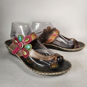 Colorful Floral Women's Sandals